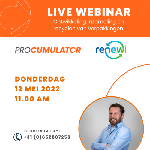 Webinar Ontwikkeling inzameling en recyclen van verpakkingen