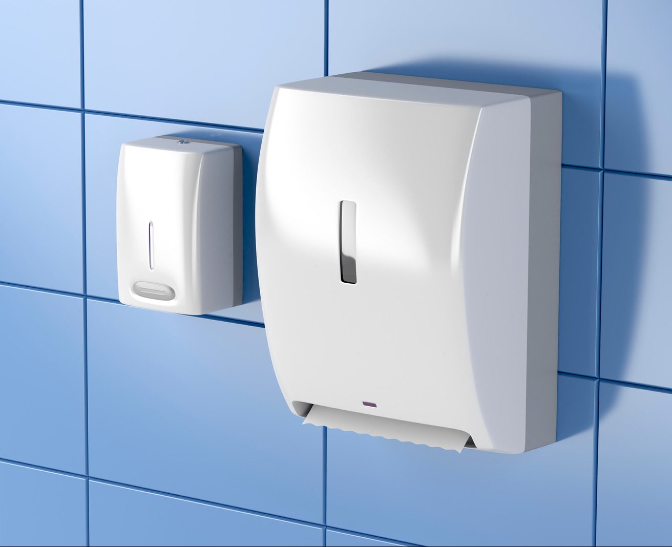 inkoop facilitair: dispensers voor handdoekjes, toiletrollen, luchtverfrissing en zeep